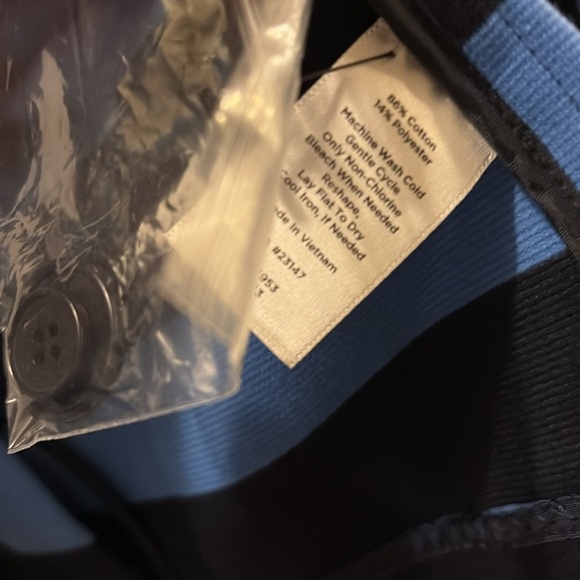 Talbots Blue and Black Striped cotton blend Blazer - size large - NWT - Picture 5 of 6